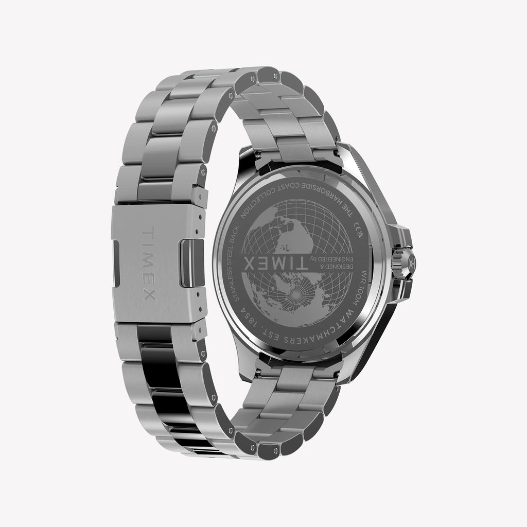 Timex Men's Silver-Tone Stainless Steel, Green Dial | TW2Y33200-1
